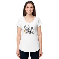 Load image into Gallery viewer, Embrace your inner wild, Women’s round neck tee

