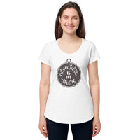 Load image into Gallery viewer, Adventure is out there, Women’s round neck tee
