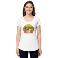 Load image into Gallery viewer, Enjoy the summer. Women’s round neck tee
