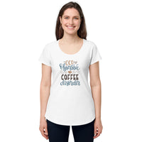 Load image into Gallery viewer, Obsessive Coffee Disorder, Women’s round neck tee
