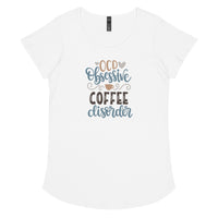 Load image into Gallery viewer, Obsessive Coffee Disorder, Women’s round neck tee
