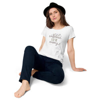 Load image into Gallery viewer, Embrace time away, Women’s round neck tee
