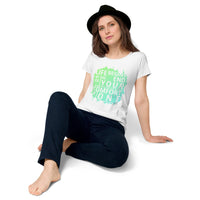Load image into Gallery viewer, Life begins at the end of your comfort zone, Women’s round neck tee
