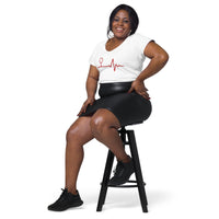 Load image into Gallery viewer, Wine life line, Women’s round neck tee
