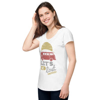 Load image into Gallery viewer, Let&#39;s get lost somewhere, Women’s round neck tee
