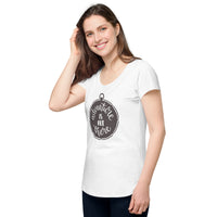 Load image into Gallery viewer, Adventure is out there, Women’s round neck tee
