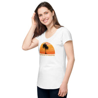 Load image into Gallery viewer, Another day in paradise, Women’s round neck tee
