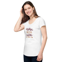 Load image into Gallery viewer, Mama needs wine. Women’s round neck tee

