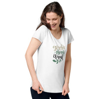 Load image into Gallery viewer, Go Where the Wi-Fi is weak, Women’s round neck tee
