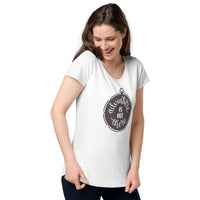 Load image into Gallery viewer, Adventure is out there, Women’s round neck tee
