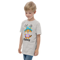 Load image into Gallery viewer, Let&#39;s Go Fishing, Kid&#39;s T-Shirt
