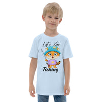 Load image into Gallery viewer, Let&#39;s Go Fishing, Kid&#39;s T-Shirt
