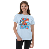 Load image into Gallery viewer, Life&#39;s a beach, Kid&#39;s T-Shirt
