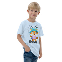 Load image into Gallery viewer, Let&#39;s Go Fishing, Kid&#39;s T-Shirt
