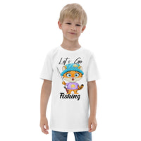 Load image into Gallery viewer, Let&#39;s Go Fishing, Kid&#39;s T-Shirt
