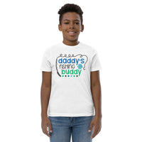 Load image into Gallery viewer, Daddy&#39;s fishing buddy, Kid&#39;s T-Shirt
