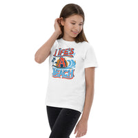 Load image into Gallery viewer, Life&#39;s a beach, Kid&#39;s T-Shirt
