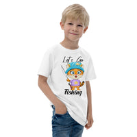 Load image into Gallery viewer, Let&#39;s Go Fishing, Kid&#39;s T-Shirt
